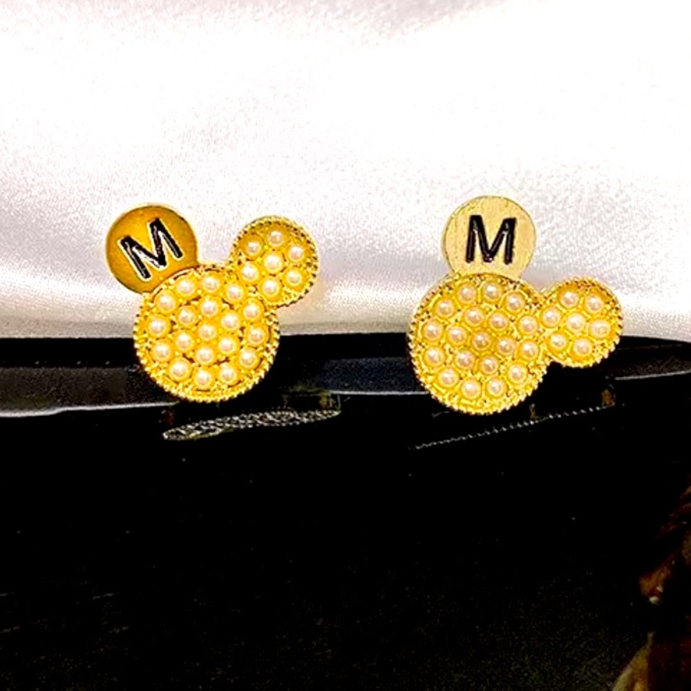 New Disney 925S /18K Gold Plated Earrings